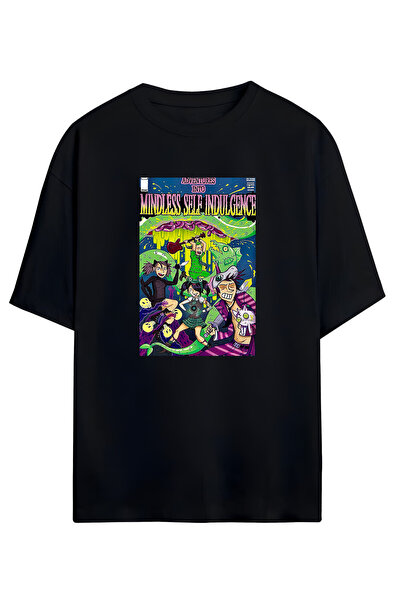 MAGORS Tricou oversize din bumbac unisex, conceput special pentru fanii Mindl...