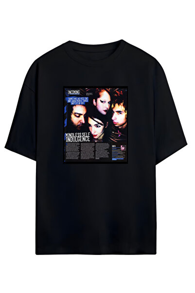 MAGORS Tricou oversize din bumbac unisex, conceput special pentru fanii Mindl...