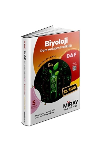 Miray Yayınları Miray 12. Sınıf Biyoloji Daf Ders Anlatım Fasikülleri 2026