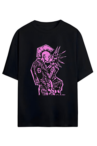 MAGORS Tricou oversize din bumbac unisex, conceput special pentru fanii Mindl...