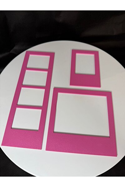 MYA DESİGN JEWERLY 3D Photo Frame Fridge Magnet 3-Piece Product Gift Home Ornament Decorative