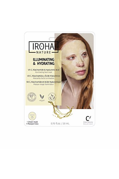 Iroha Tissue Mask Aufhellendes Vitamin C + Ha 1 Stck