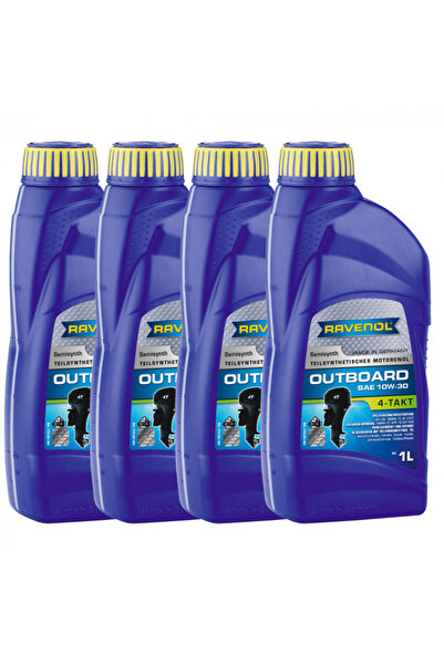 RAVENOL Pachet 4 litri ulei 4T Outboardoel 10W30
