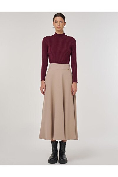 KYR Φούστα με λουράκι μέσης βιζόν