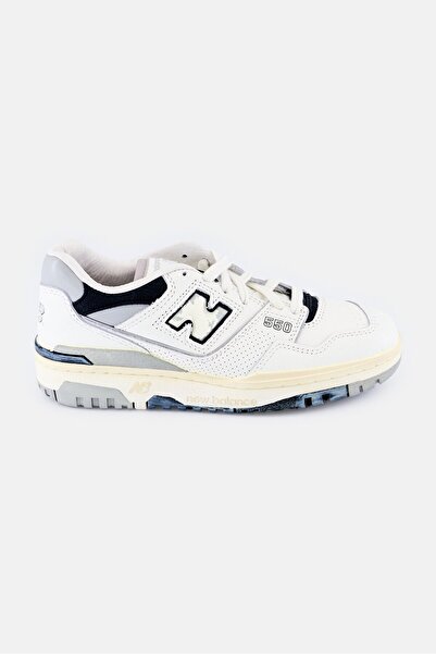 New Balance Kids Boy BB550VGB Lace Up Outdoor Shoes, Off White