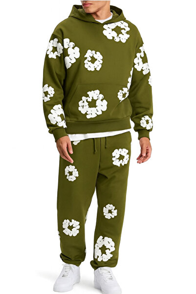 CLASSY.MODA Ανδρικό κοστούμι με ανάγλυφο στάμπα με 3 κλωστές |   Άνετο, μοντέρνο και κομψό αθλητικό στυλ για καθημερινή χρήση