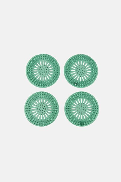 Lifestyle 4 Pieces Silicone Sink Strainer, Green