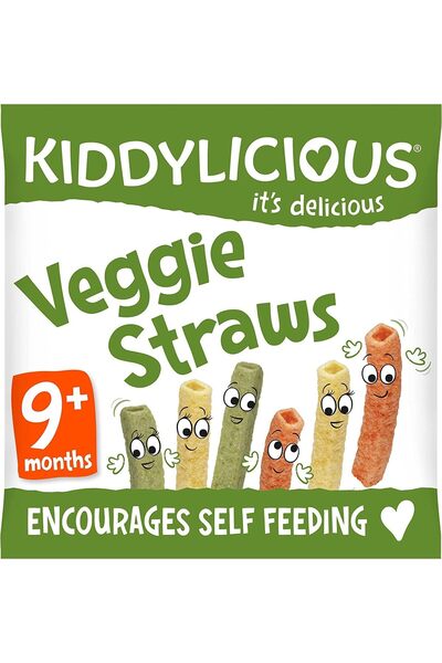 Kiddylicious Veggie Straws - Delicious Finger Food Kids Snack - Suitable For 9 Plus Months-12gms