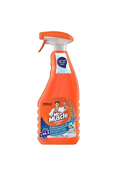 Mr. Muscle منظف ​​الحمامات 500 مل يزيل بقايا الصابون ويقتل الجراثيم ويترك لمعانًا وينعش الأسطح