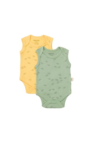 JollyMag Set 2 body-uri fara maneci Printed, BabyCosy, 50% modal+50% bumbac, ...