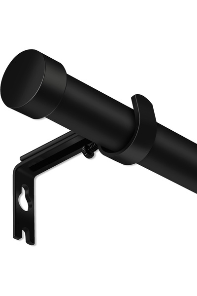 OEM Tijă telescopică, extensibilă, 76-114 cm cu suporturi, neagră