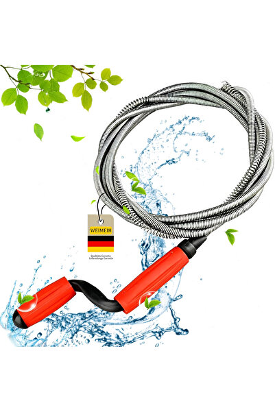 OEM Bathroom and kitchen pipe unclogging snake, stainless steel 3 m