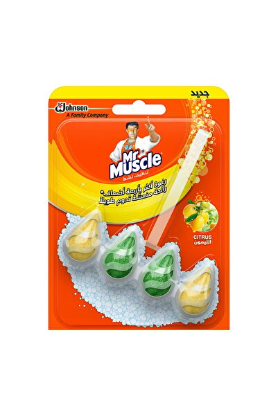 Mr. Muscle Toilet Rim Block Citrus 38.6 gCleans Prevents Stains Long Lasting With Every Flush