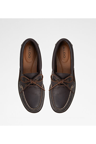 Aldo Dark Brown Mens Musker Boat Shoe