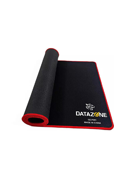 Datazone لوحة ماوس سميكة للألعاب، باللون الأحمر