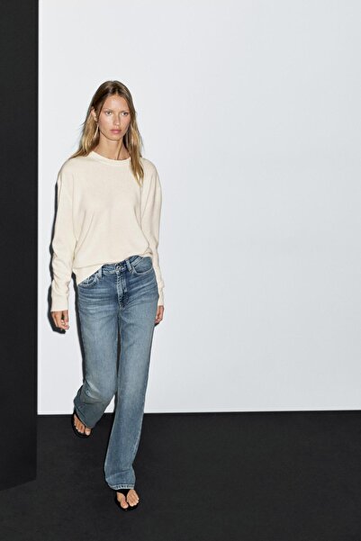 Massimo Dutti %100 kaşmir bisiklet yaka kazak