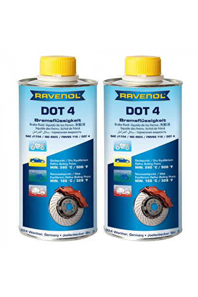 RAVENOL Pachet 2 litri Lichid de frana DOT 4