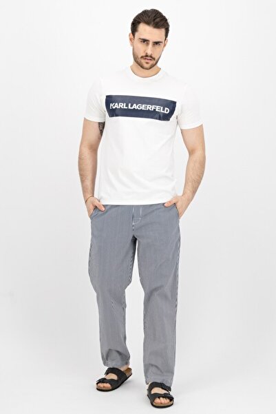 Karl Lagerfeld Pijamale cu logo din bumbac - Karl Lagerfeld, M