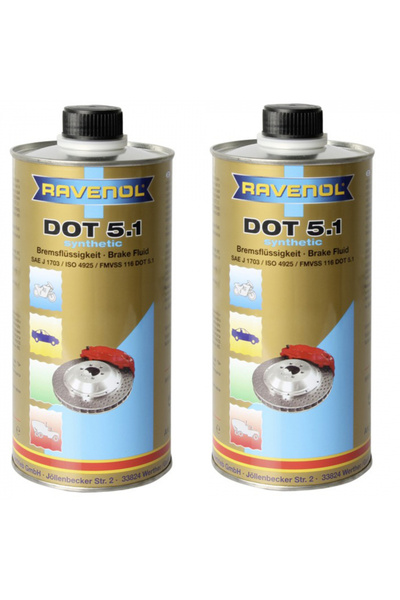 RAVENOL Pachet 2 litri lichid de frana DOT 5.1