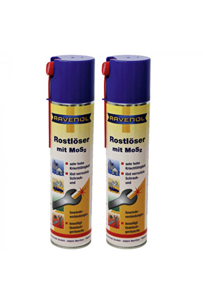 RAVENOL Pachet 2 x spray degresant MoS2 400 ml