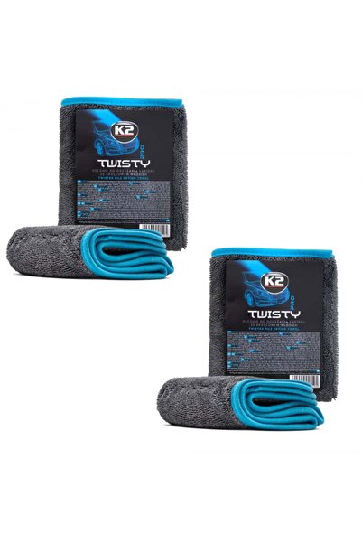 K2 Pachet 2 x prosop microfibra Twisty Pro 600GSM 40X60 cm