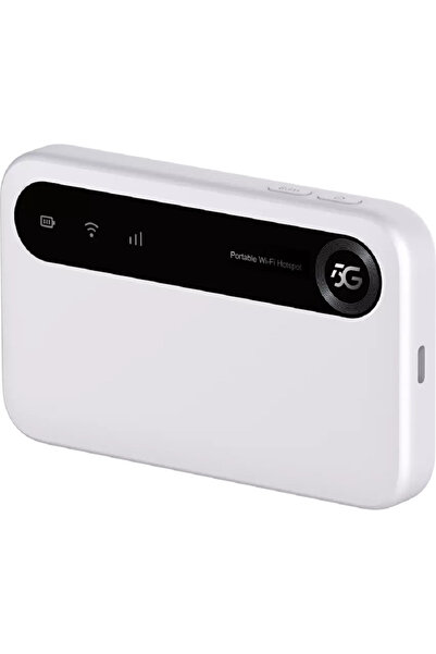 ZTE U50 5G Portable Router, Wi-Fi 6, Up To 1.80 Gbps, White