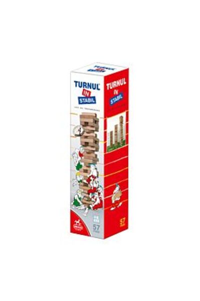 D-Toys Joc societate Turn Instabil 57 τεμάχια, Σετ Παιχνιδιού Κοινωνίας Turn ...