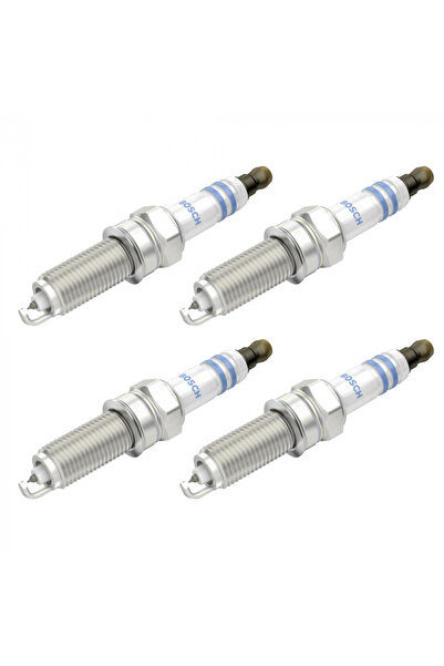 Bosch Set 4 bujii pentru Hyundai Elantra, Genesis, i40, ix35, Sonata, Tucson, Kia Carens, Optima,