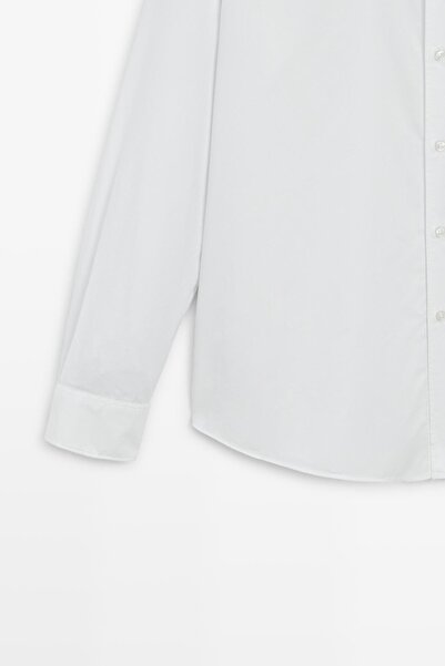 Massimo Dutti Slim fit fitilli melanj gömlek