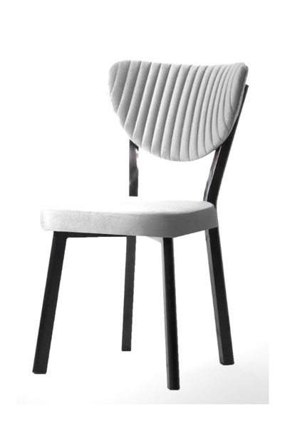 Desire Mar Chair, Cafe, Restaurant, Kitchen, Living Room, Metal, Babyface Textile, Light Grey