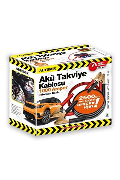 Automix Kutulu Akü Takviye Kablosu 1000Ah