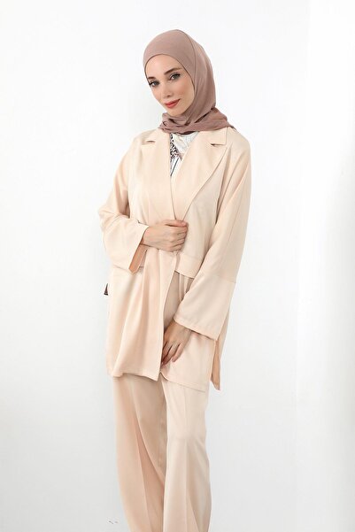 Aisha's Design Chiffon Hooded Combed Cotton Bonnet with Neck Covering Feature, B-95, Mink - Dark Mink