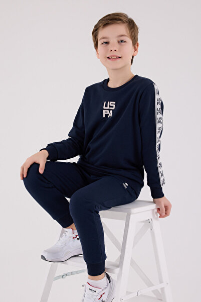 U.S. Polo Assn. U.S. Polo Assn Boys' Navy Tracksuit Set
