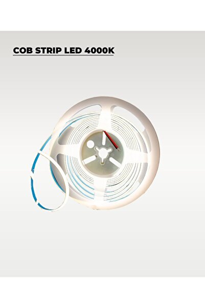 AC AYDINLATMA 12V COB Şerit Led Günışığı Işık - Metrede 360 Led - 5 Metre