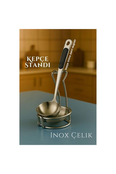 thebestnzm Bx Inox Ladle Stand - Spoon Ladle Stand - Professional Chef Design