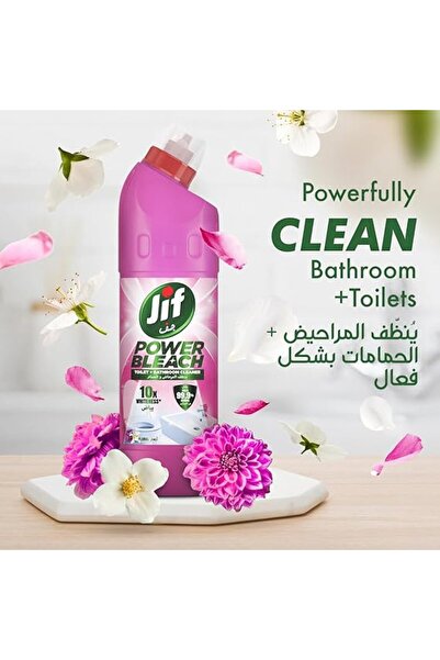 Jif Floral Breeze Bathroom Cleaner 750 mlRemoves Soap Scum Watermarks and Leaves Fresh Fragrance