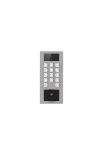 Hikvision Terminal control acces si interfon cu camera, tastatura, card, Bluetooth, Wi-Fi, Alarma -