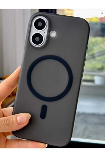 Go Aksesuar Iphone 17 Uyumlu MAGSAFE Özellikle Parmak İzi Bırakmaz Mat Şeffaf...