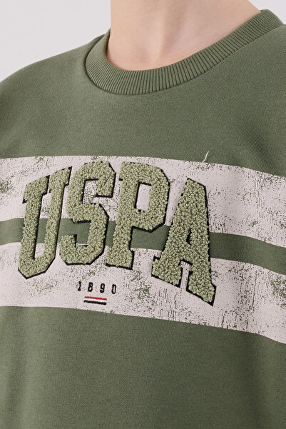 U.S. Polo Assn. U.S. Polo Assn. Boys Khaki Jumpsuit Set