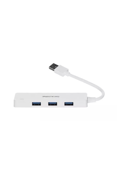 Datazone 4 in 1 USB-A HUB, Four USB-A 3.0 ports, Grey
