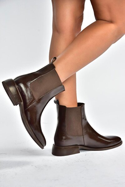 Fox Shoes V312367309 Kahverengi Alçak Topuklu Kadın Bot