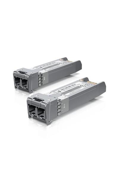 Ubiquiti Set 2 modules SFP+ Ubiquiti, Multimode, 850 nm, 10Gbps, 300m, Silver