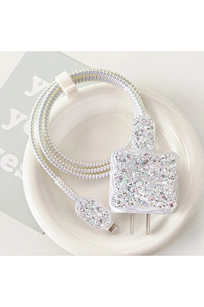 Favors 18W/20W Uyumlu Şarj Aleti Kılıfı, Adaptör Ve Kablo Koruyucu Rengarenk ...