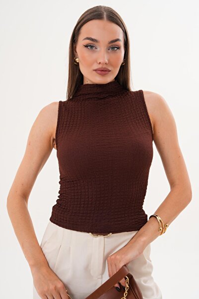 ŞİMAL Γυναικεία μπλούζα μισό μανίκι ψαράδικο στυλ 255273 -