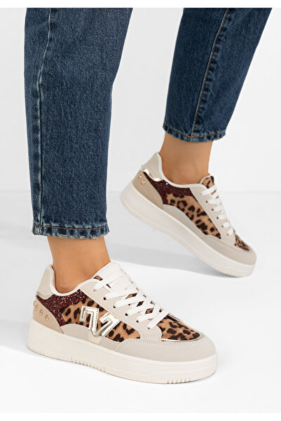 B T Shoes Sneakers dama Taunya leopard