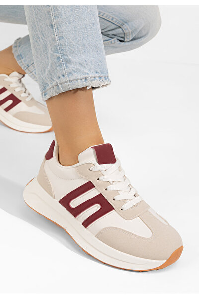 B T Shoes Béžové dámske tenisky Roksana V2