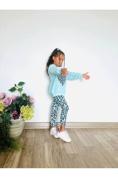 Alvadonna Leopard Girl's Tights Set