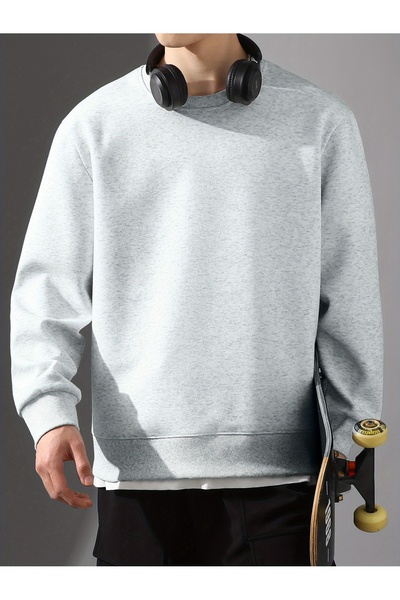 Leader leather Hanorac unisex cu guler rotund – Țesătură din bumbac și polies...