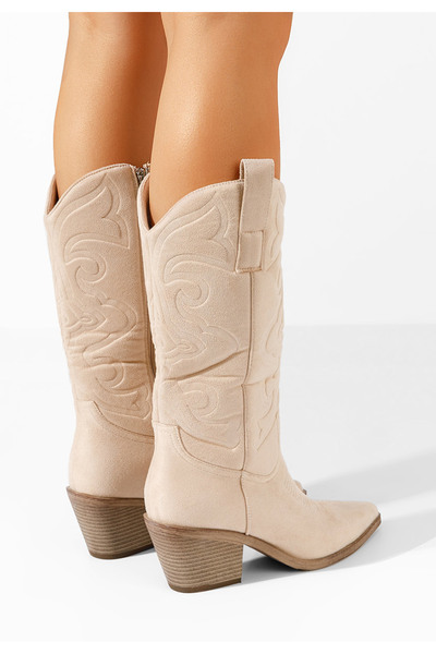 B T Shoes Mποτεσ western γυναικειεσ Briar μπεζ