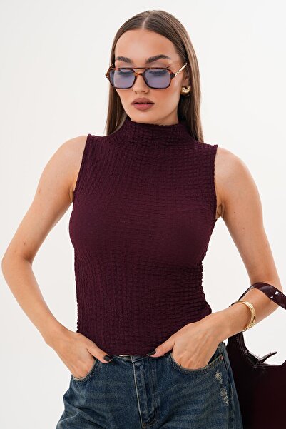 ŞİMAL Γυναικεία μπλούζα μισό μανίκι ψαράδικο στυλ 255273 -